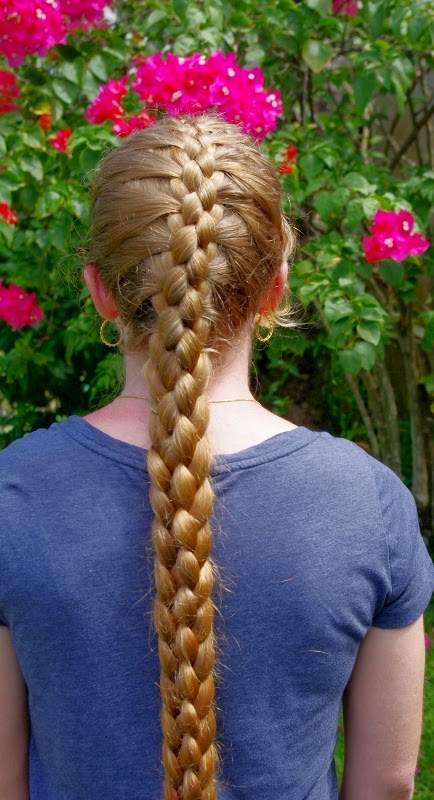 Braids Hairstyles for Super Long Hair 5 Strand French Braid